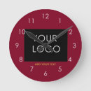 Search for burgundy clocks Business