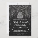 Search for 70th black and silver birthday invitations Sparkle