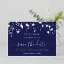 Search for navy silver save the dates Blue and silver