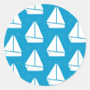 Search for blue sailboat stickers Waves