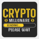 Search for millionaire stickers Bitcoin