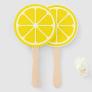 Search for lemons hand fans Fruit