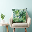 Search for tropical jungle cushions Greenery