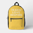 Search for teacher backpacks Typography