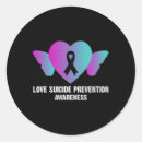 Search for teal awareness ribbon stickers Hope