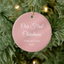Search for rose gold christmas tree decorations Mr and mrs