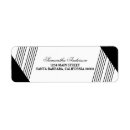 Search for chic stripes return address labels Modern