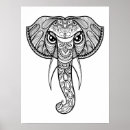 Search for elephant doodle art Zen doodle style