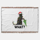 Search for christmas black cat blankets Pushing