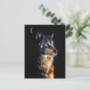 Search for winter wolf postcards Night