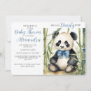 Search for panda baby boy shower invitations Bear