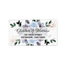 Search for purple floral wedding return address labels Bridal shower