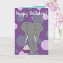 Search for elephant birthday cards Safari