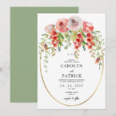 Search for elegant garden wedding invitations Greenery