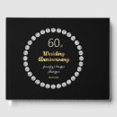 Search for diamond anniversary wedding guest books Elegant