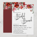 Search for marsala bridal shower invitations Party