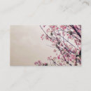 Search for cherry blossoms business cards Japan