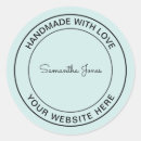 Search for handmade business stickers Logo
