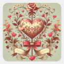 Search for square valentine stickers Retro