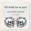 Search for gothic skull coasters Vintage