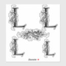Search for monogram l stickers Initial