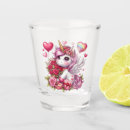 Search for unicorn shot glasses Red