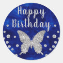 Search for royal blue silver stickers Butterfly
