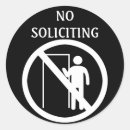 Search for no soliciting stickers Keep out