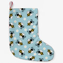 Search for cute bee christmas stockings Cartoon