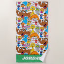 Search for sesame street characters beach towels Cute