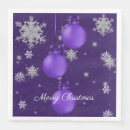 Search for purple christmas napkins Elegant