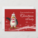 Search for penguin christmas invitations Xmas