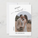 Search for married christmas thank you cards Merry and married