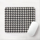 Search for houndstooth mousepads Black