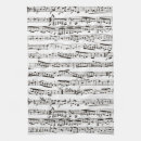 Search for vintage sheet music napkins Black