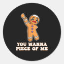 Search for funny gingerbread stickers Wife