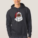 Search for black christmas hoodies Black santa claus