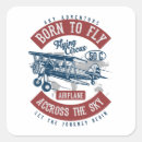 Search for retro plane stickers Flight school