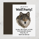 Search for grey wolf invitations Party