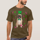 Search for st patricks day pug tshirts Lucky