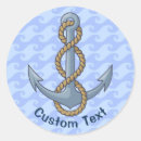 Search for anchor and rope stickers Navy