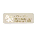 Search for rose petals return address labels Elegant