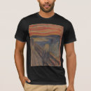 Search for the scream edvard munch tshirts Anxiety