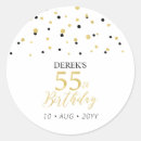 Search for 55th birthday party stickers Modern