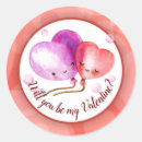 Search for kawaii valentine stickers Red