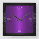Search for brushed steel clocks Aluminium