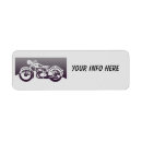Search for motorcycle return address labels Motorbike