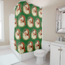 Search for white christmas shower curtains Santa claus