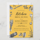 Search for kitchen party invitations Yellow