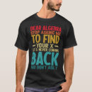 Search for math club tshirts Algebra